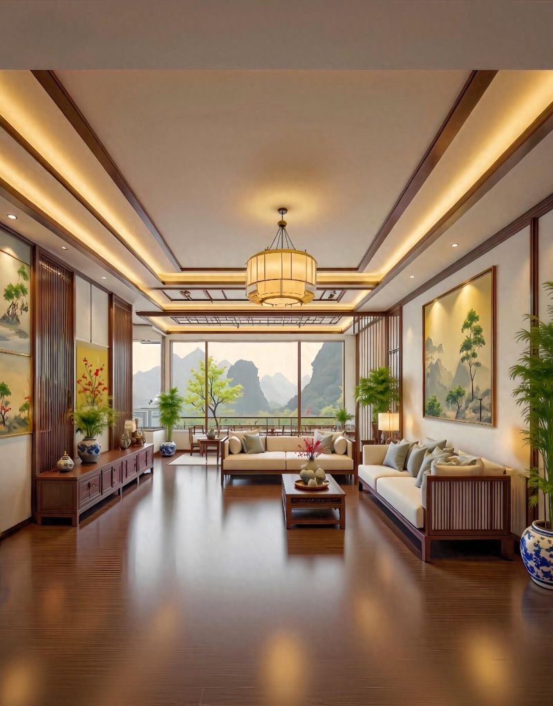 爸妈推荐的新中式装修，高雅大气超满意！