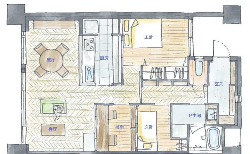 不社交，不乱买，要买就买最好，日本太太把59㎡家布置出高雅生活 - 家居知识