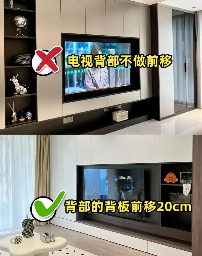 满墙电视柜避坑指南,10条准则帮你判断适不适合你家 满墙电视柜别乱做!先看这10条准则,不是所有家都适合 - 家居知识