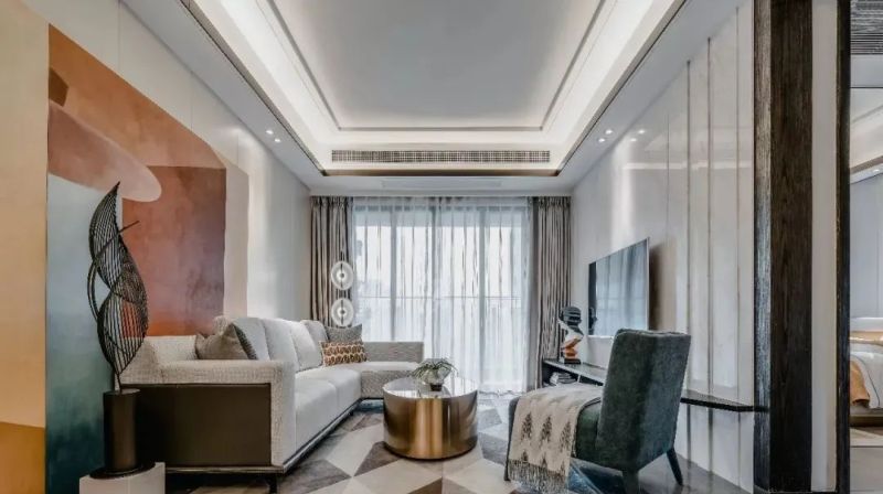 140㎡现代轻奢宅,简约空间撞色活力家具,打造摩登舒适家 140㎡现代轻奢,简约空间、活力家具、鲜艳配色,满屋舒适情趣 - 家居知识