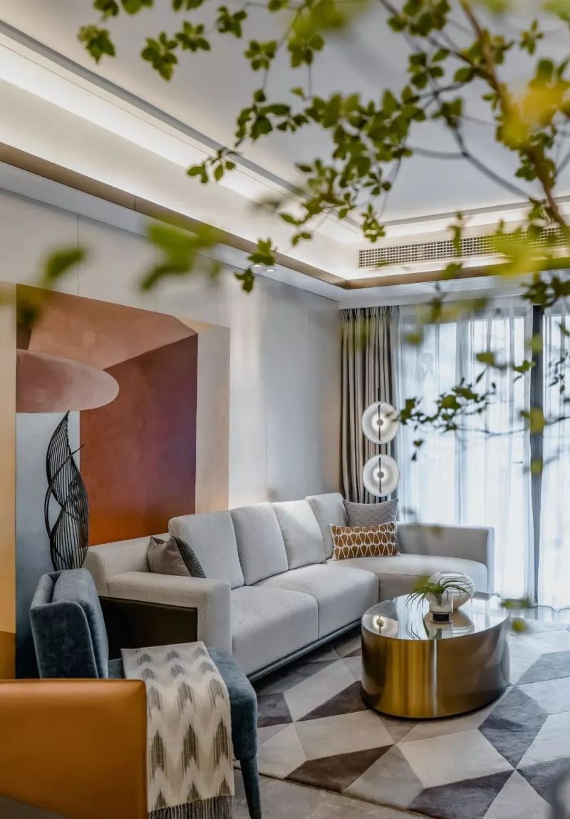 140㎡现代轻奢宅,简约空间撞色活力家具,打造摩登舒适家 140㎡现代轻奢,简约空间、活力家具、鲜艳配色,满屋舒适情趣 - 家居知识