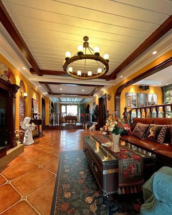 山西一女子晒一家四口住装修成“花里胡哨”的美式风格竟意外走红 - 家居知识