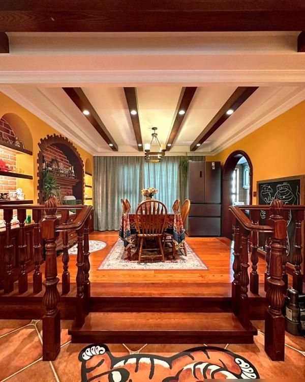 山西一女子晒一家四口住装修成“花里胡哨”的美式风格竟意外走红 - 家居知识