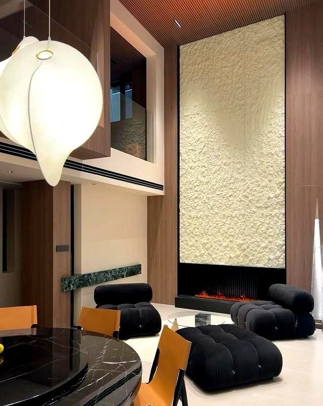 🌿设计师视角｜挑空别墅的材质美学，在侘寂与现代间找平衡 - 家居知识