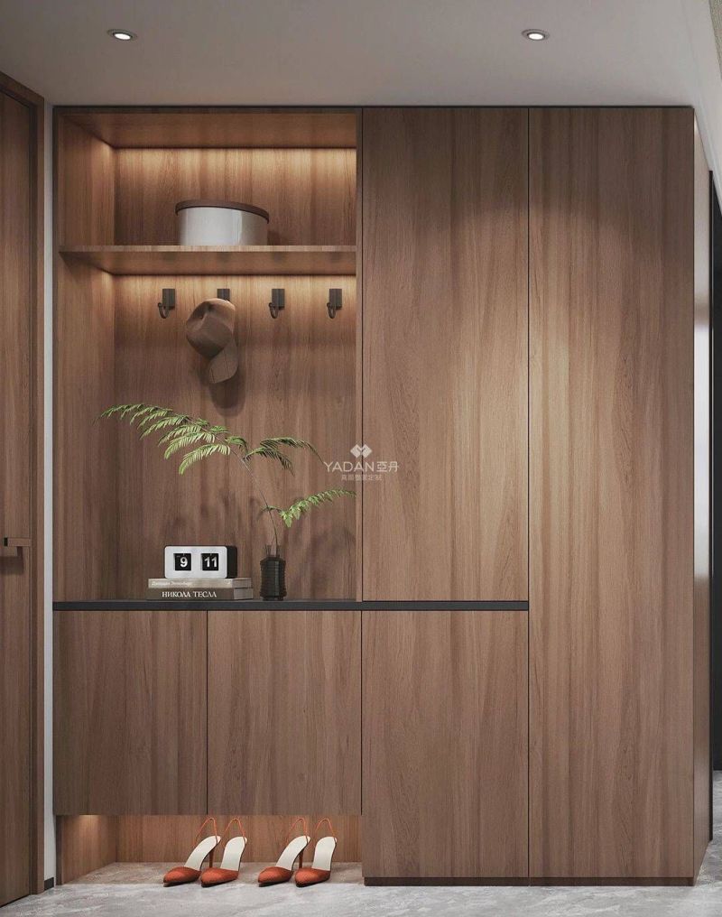 整家定制，1㎡玄关，别只想着做柜子，这样装颜值翻一倍！ - 家居知识