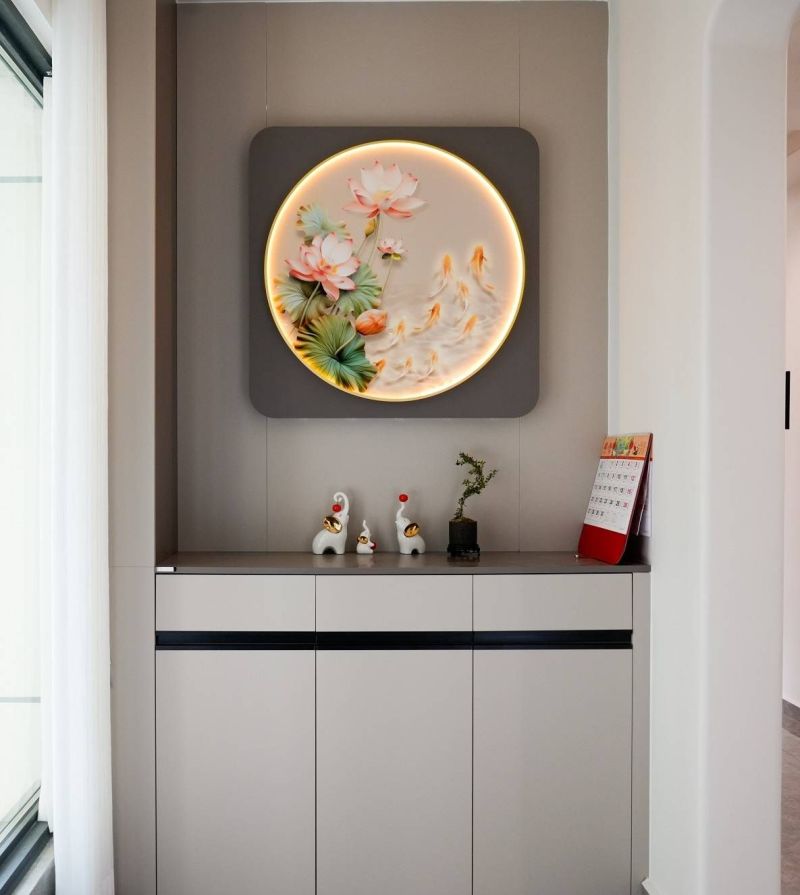 整家定制，1㎡玄关，别只想着做柜子，这样装颜值翻一倍！ - 家居知识