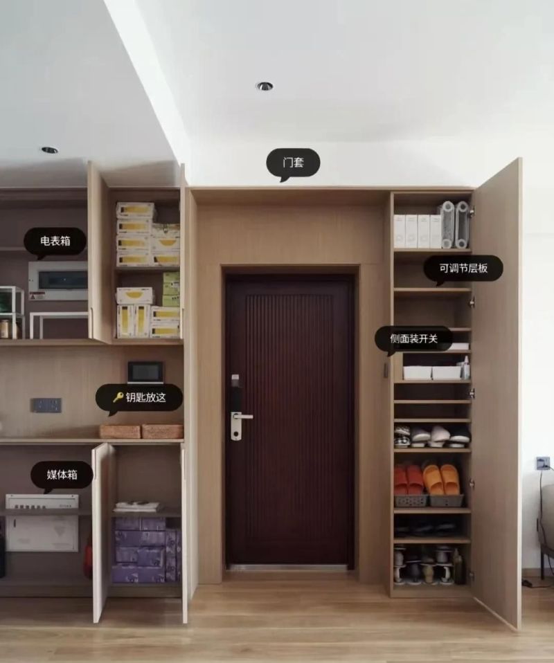 没玄关的户型别愁！6种网友实拍设计，照着装实用又好看 - 家居知识