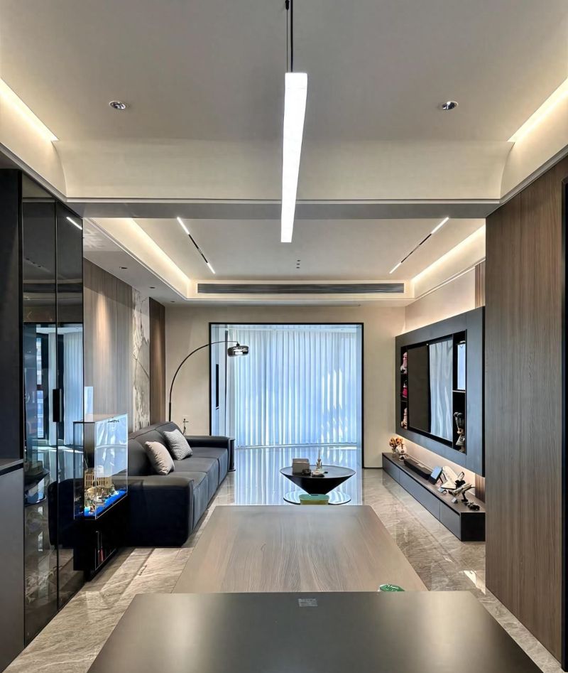 现代轻奢风装修实拍，惊艳空间设计细节大揭秘