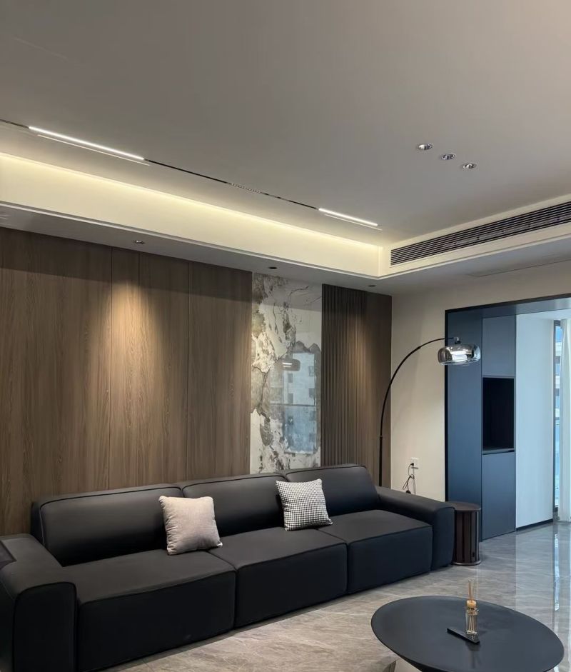 现代轻奢风装修完工实拍！这些空间设计细节绝了 - 家居知识