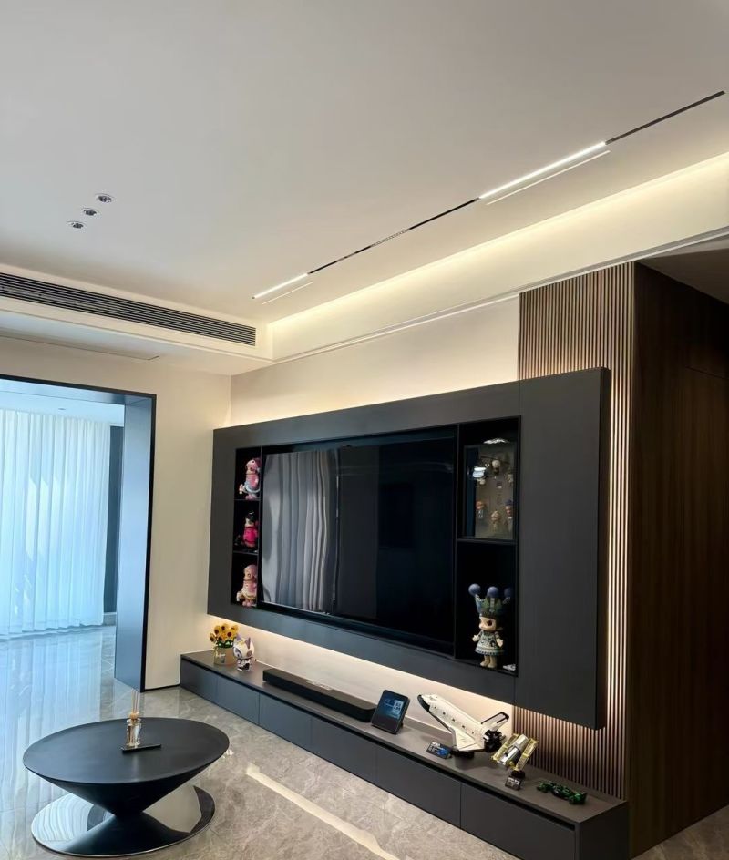 现代轻奢风装修完工实拍！这些空间设计细节绝了 - 家居知识