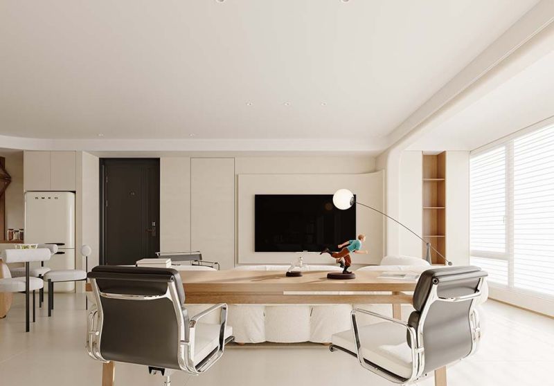 128㎡原木奶白现代风,治愈系家居美学! 128㎡现代装修|原木+奶白,治愈所有坏情绪! - 家居知识