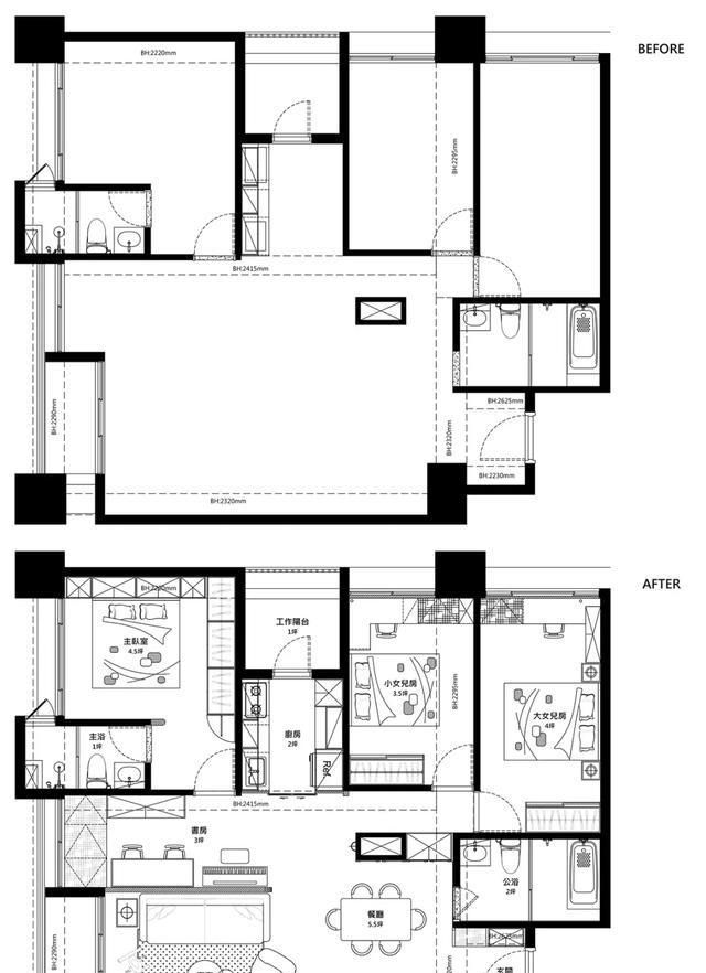 夫妻俩的112㎡美式质感家，很有格调！ - 家居知识