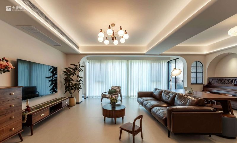 株洲装修设计：140㎡中古风实景，春日暖阳氛围中的家 - 家居知识