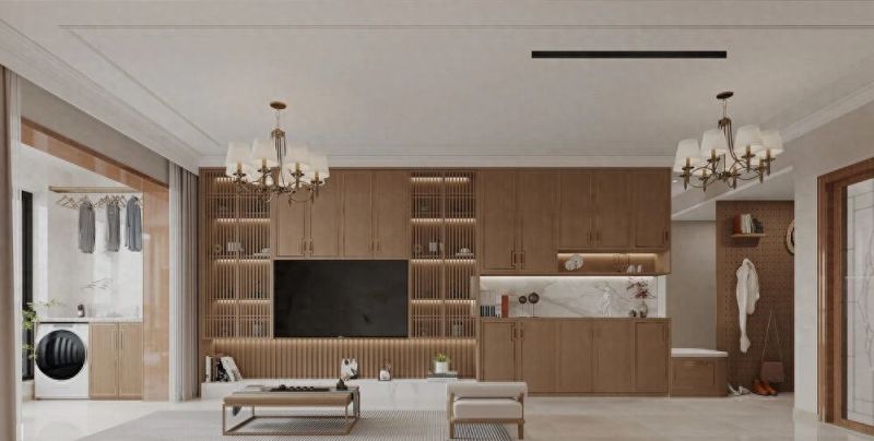 70㎡新中式风,韵味十足,收纳超强! 70㎡也能装新中式风:不仅装的很韵味,收纳还杠杠的! - 家居知识