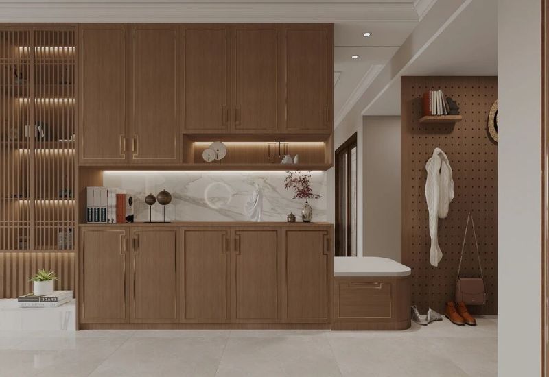 70㎡新中式风,韵味十足,收纳超强! 70㎡也能装新中式风:不仅装的很韵味,收纳还杠杠的! - 家居知识