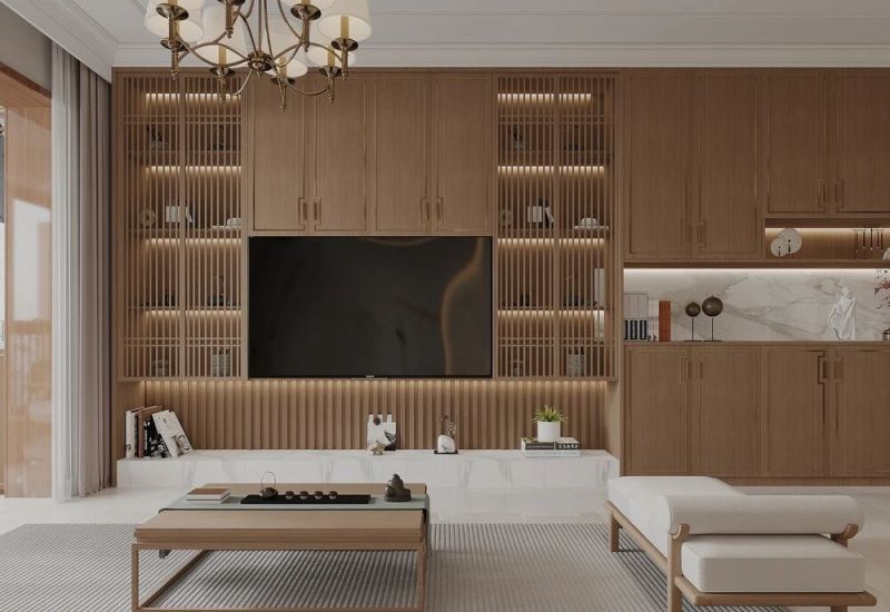 70㎡新中式风,韵味十足,收纳超强! 70㎡也能装新中式风:不仅装的很韵味,收纳还杠杠的! - 家居知识