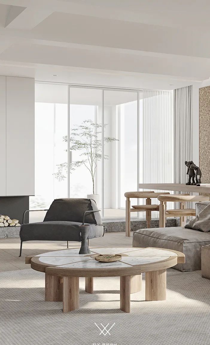 220㎡简约日式风，朴素的原木与灰色，满屋返璞归真的气质 - 家居知识