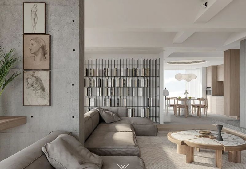 220㎡简约日式风，朴素的原木与灰色，满屋返璞归真的气质 - 家居知识