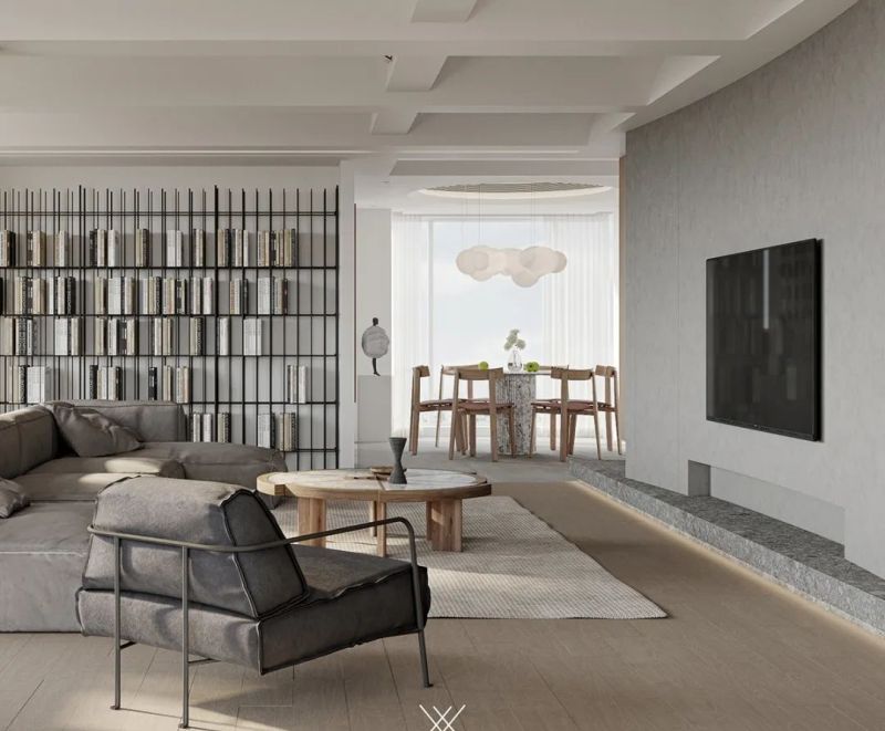 220㎡简约日式风，朴素的原木与灰色，满屋返璞归真的气质 - 家居知识