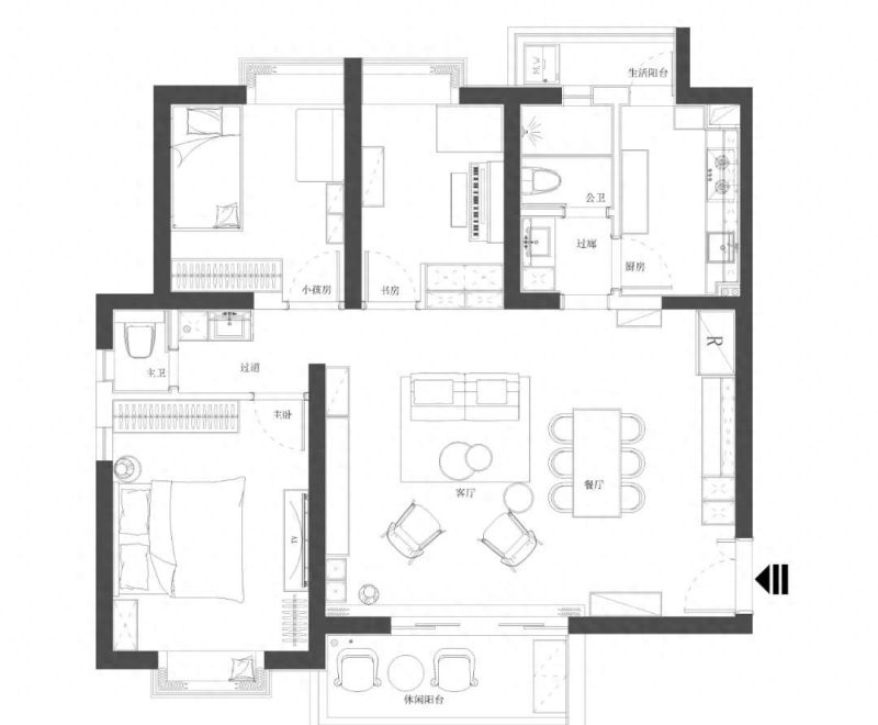 120㎡日式简约风,满屋轻松与舒适,简约不简单 120㎡日式简约,简约≠简单的设计,满屋子的轻松与舒适 - 家居知识