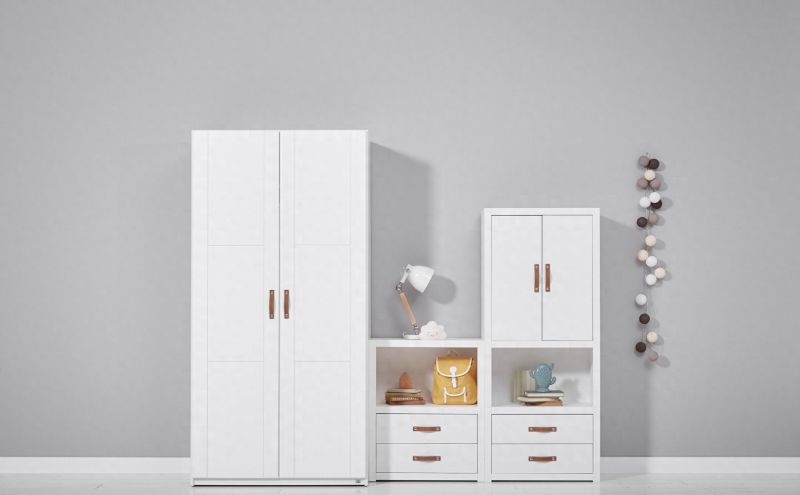 匠心设计守护童年，斯堪维亚书柜与衣柜打造整洁成长空间
