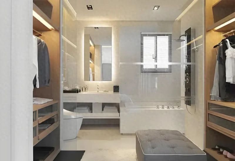 等我换房了，也要学他家厕所变衣帽间，阳台打满柜子！太有才了！ - 家居知识