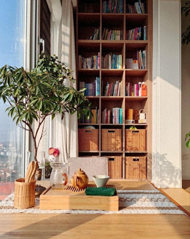 阳台打满柜子比电视柜榻榻米实用百倍！看他家设计后悔装早了