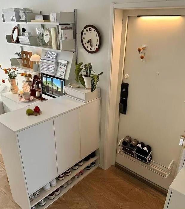 进门无玄关？这6种设计方法完美解决你的入户尴尬！ - 家居知识