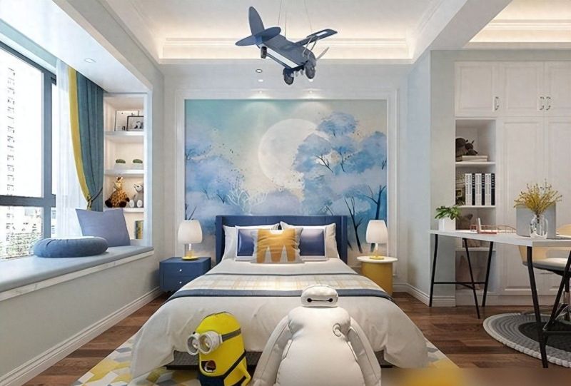 180㎡四居精装房改造美式风，主卧精致设计引羡慕