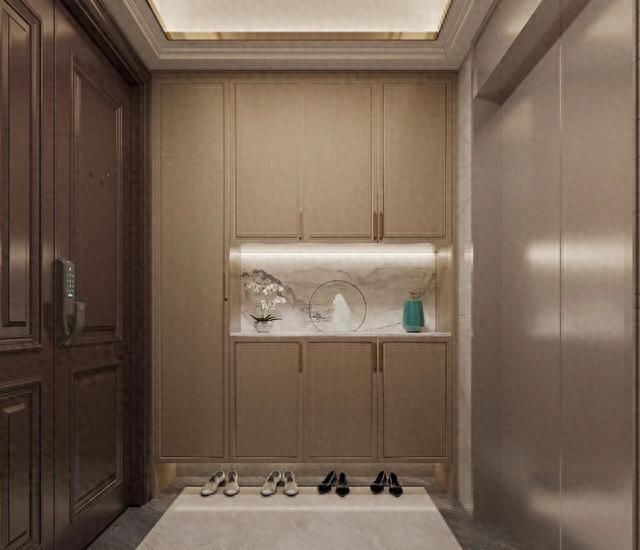 130㎡新中式风格装修：就连电梯间都打造的很韵味 - 家居知识