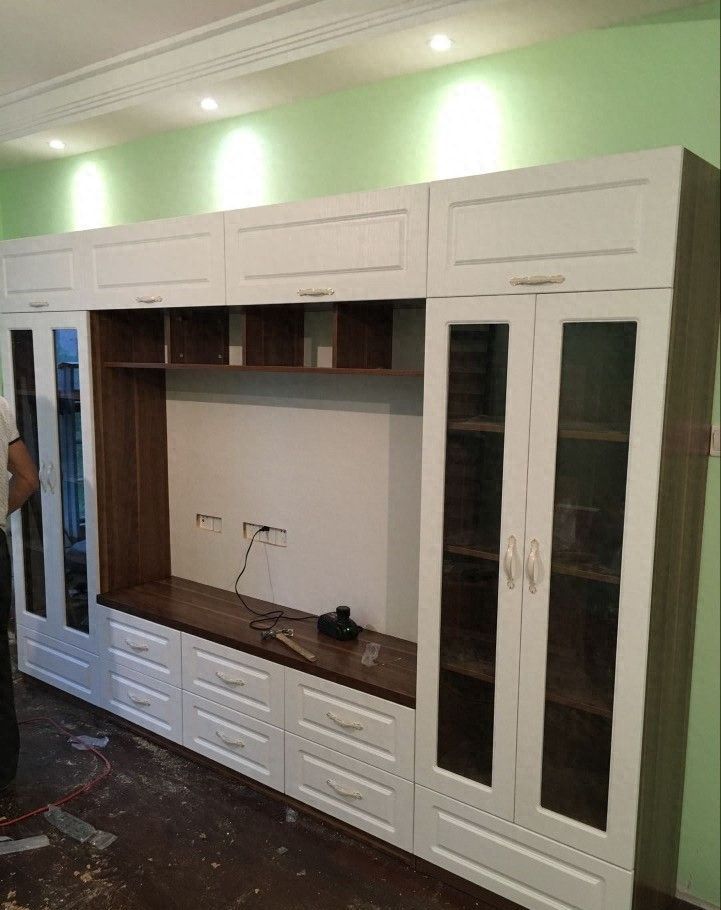 全屋定制多功能电视柜，搭配多种风格，把电视背景墙都省了 - 家居知识