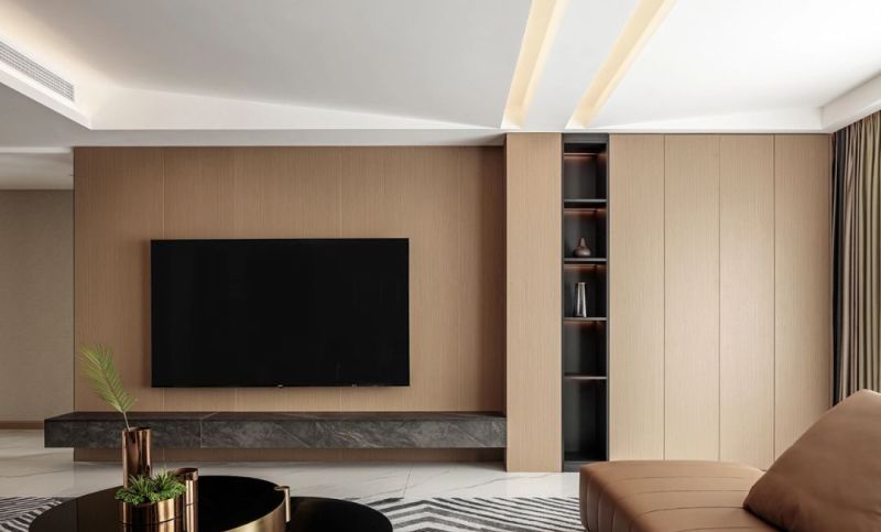 一眼入睛的极简电视柜这样做，客厅美极了 - 家居知识