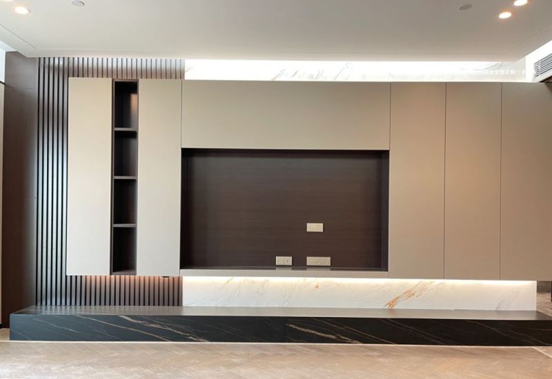 一眼入睛的极简电视柜这样做，客厅美极了 - 家居知识