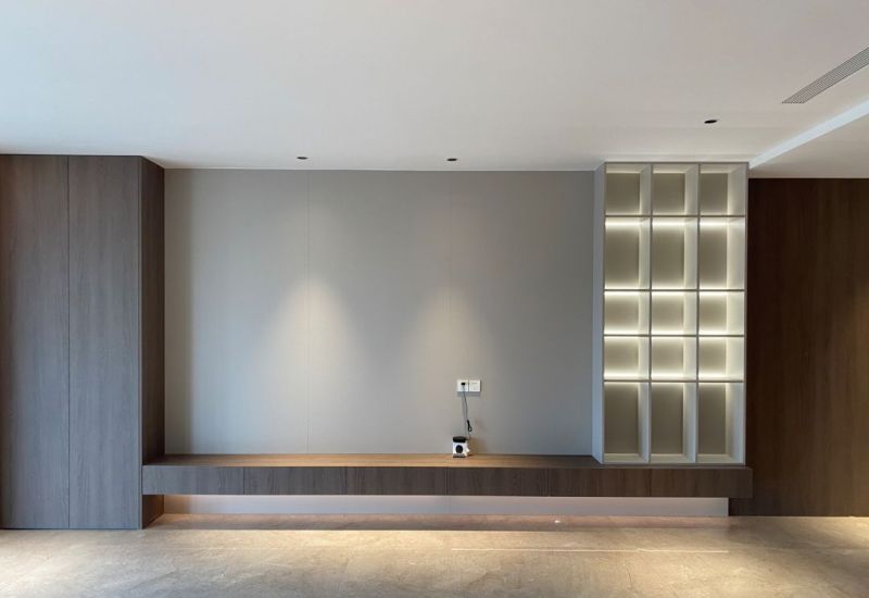 一眼入睛的极简电视柜这样做，客厅美极了 - 家居知识