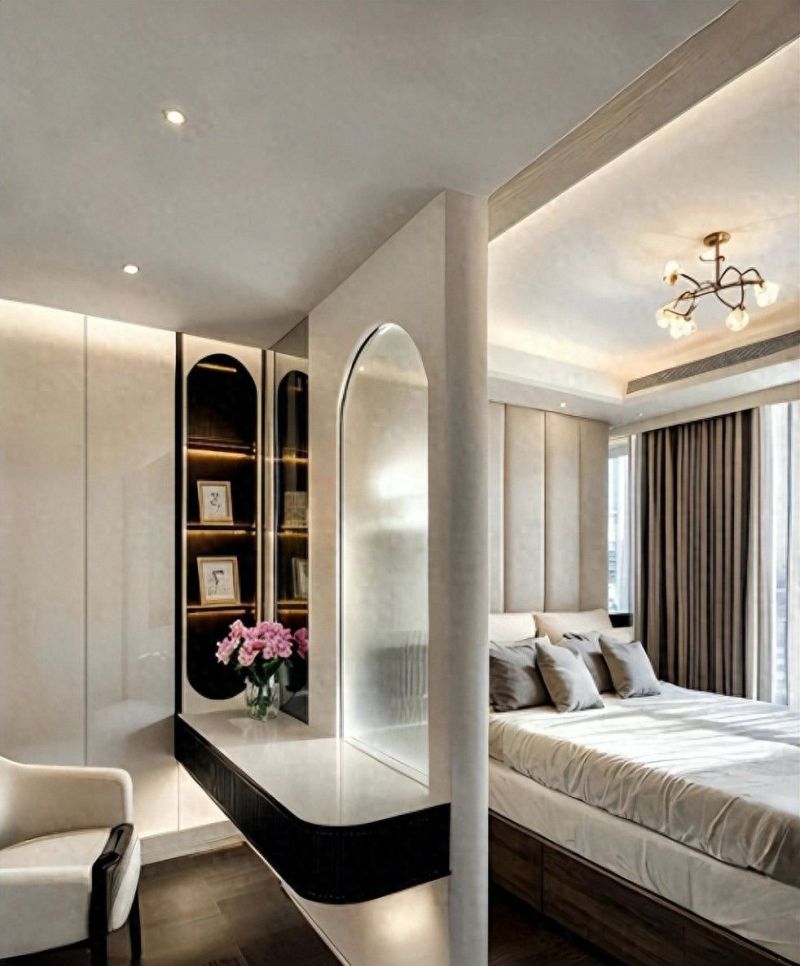 2024年家居新趋势，4平米床边衣帽间设计爆火，颜值与实用并存！