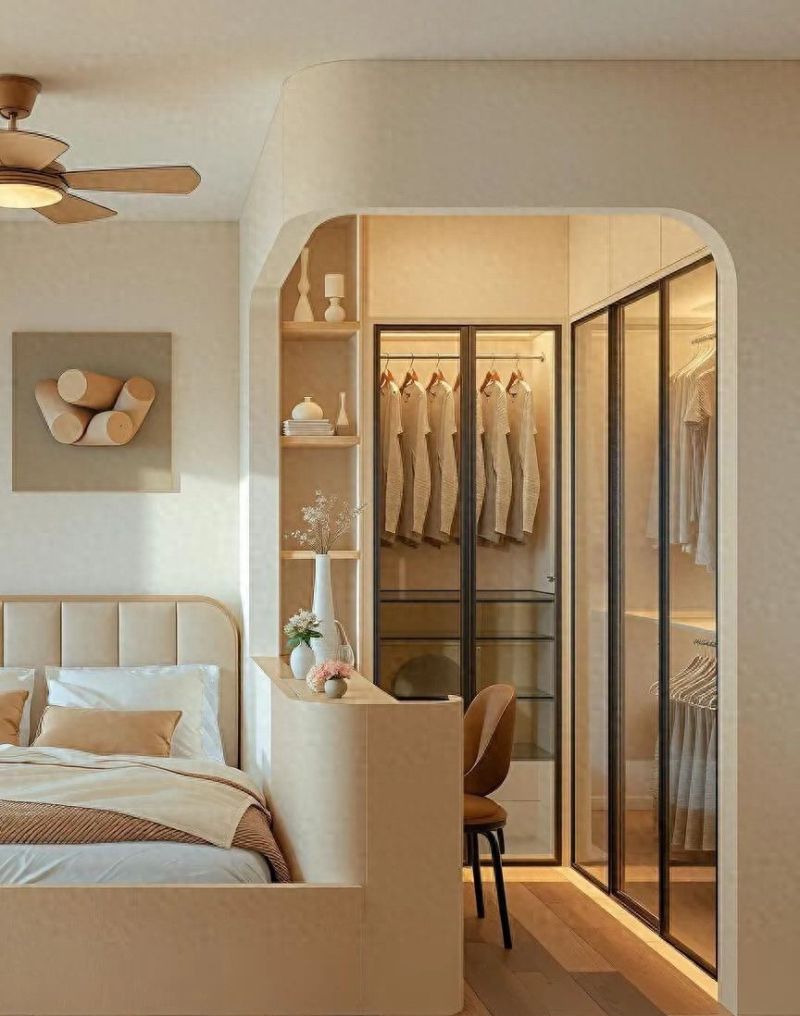 老婆最爱第二款，我更爱第三款！床头衣帽间设计大比拼