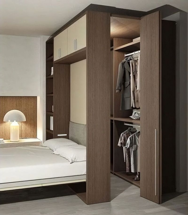 床头衣帽间终于实现了，老婆喜欢第二款，我更喜欢第三款 - 家居知识