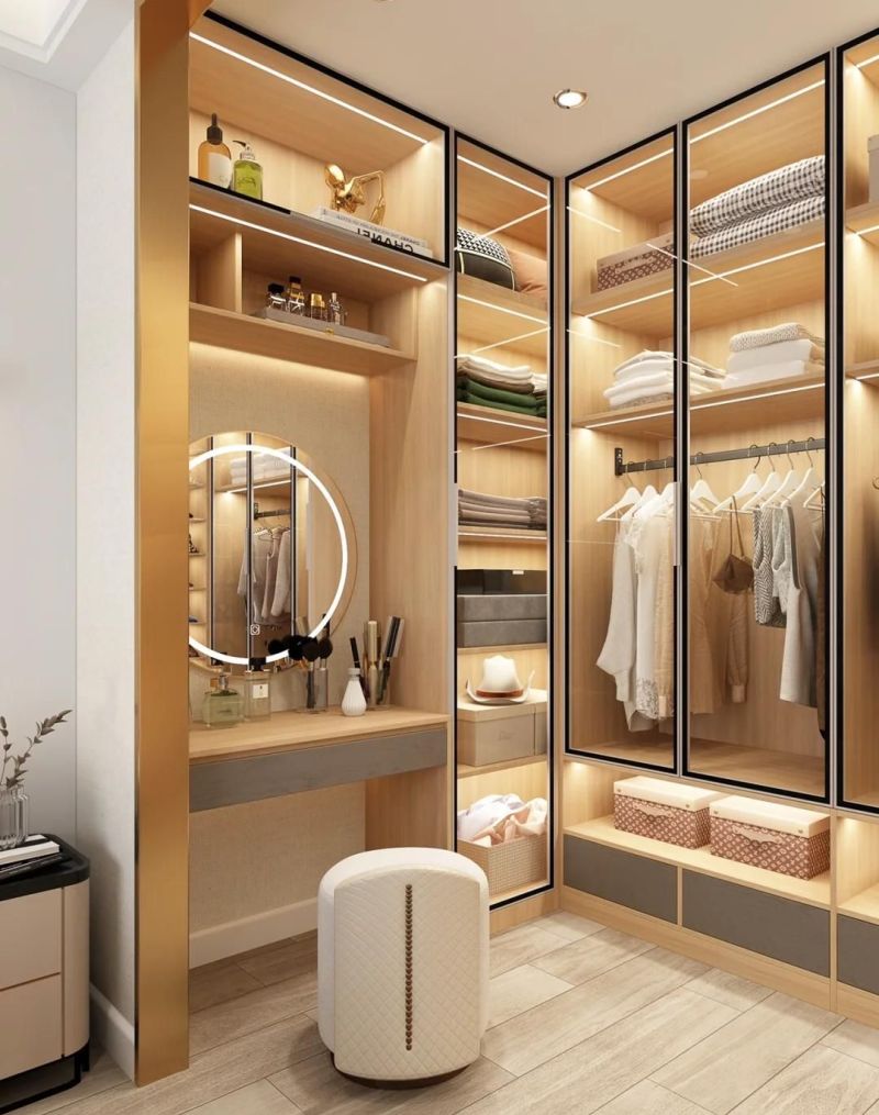 1㎡过道变衣帽间，阳台打满柜,这样装活该门槛被邻居踏破 - 家居知识