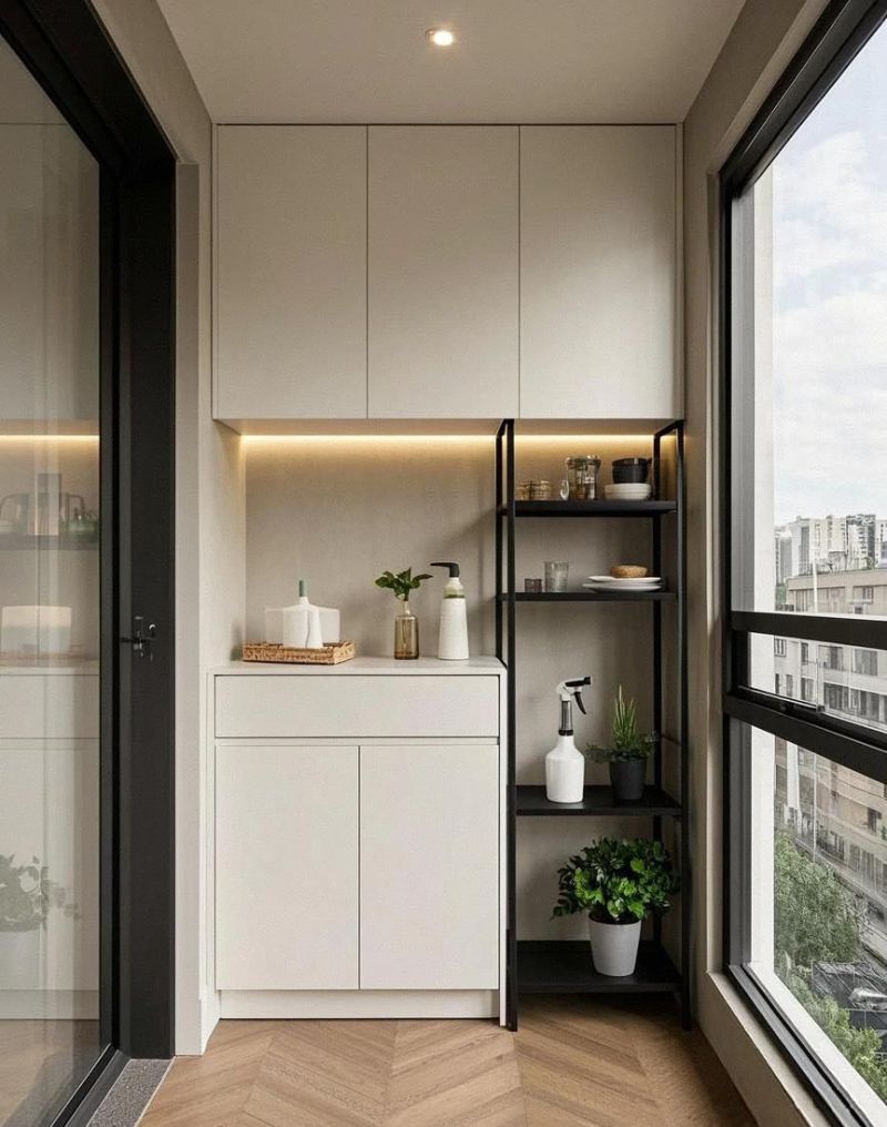 1㎡过道变衣帽间，阳台打满柜,这样装活该门槛被邻居踏破 - 家居知识
