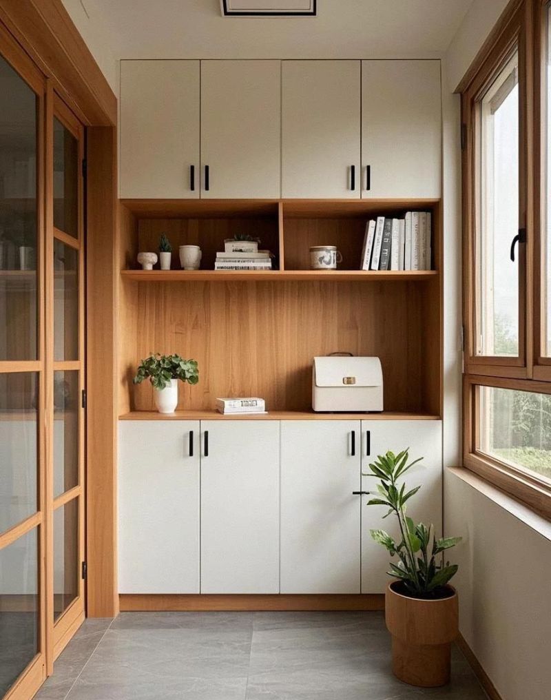 1㎡过道变衣帽间，阳台打满柜,这样装活该门槛被邻居踏破 - 家居知识