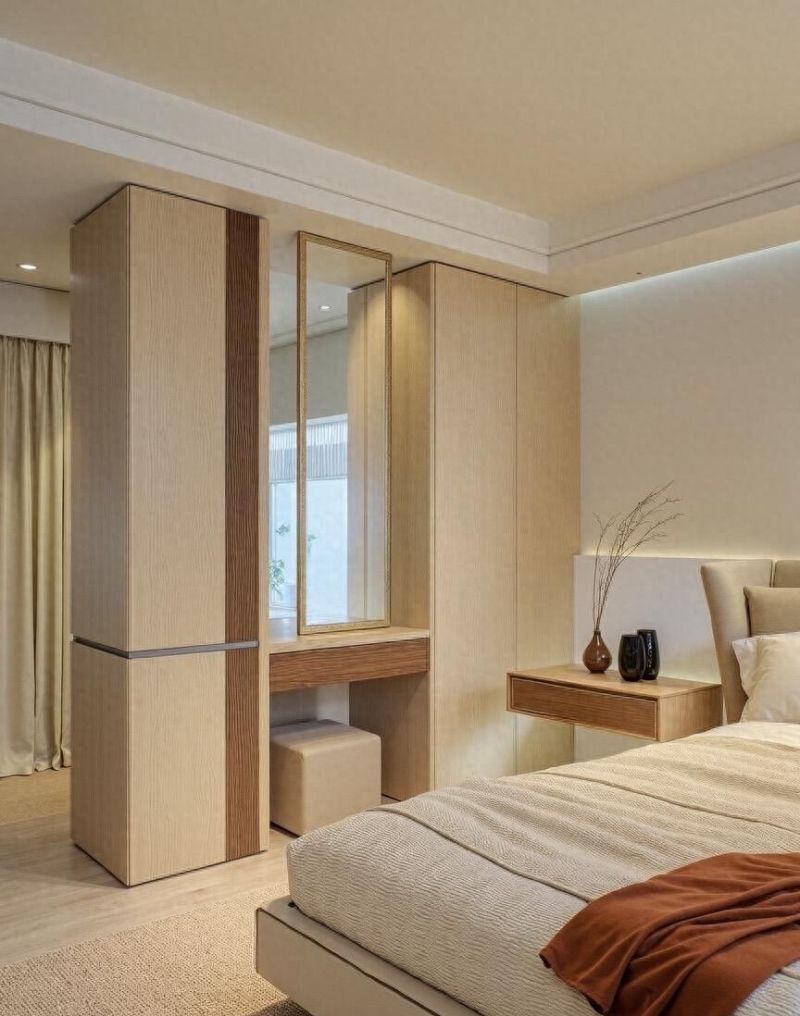 6㎡小卧室巧变衣帽间，闺蜜惊叹，你家真有超能力！