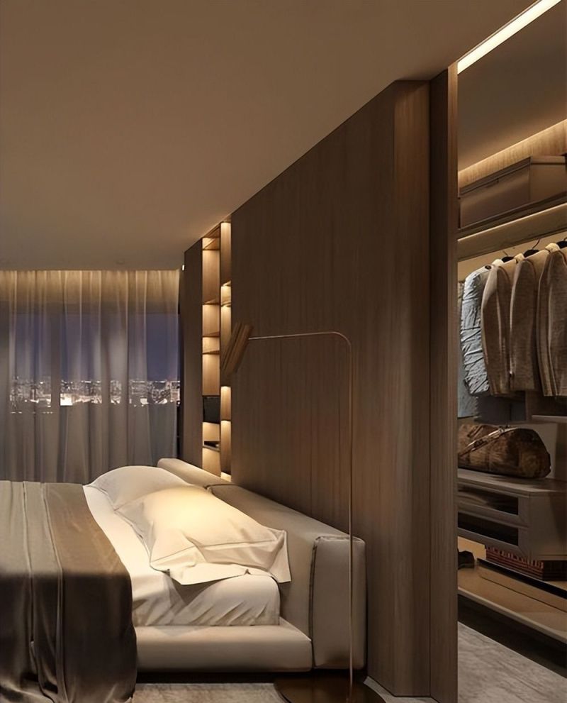 老公真聪明，卧室加个隔断，就出来一个衣帽间 - 家居知识