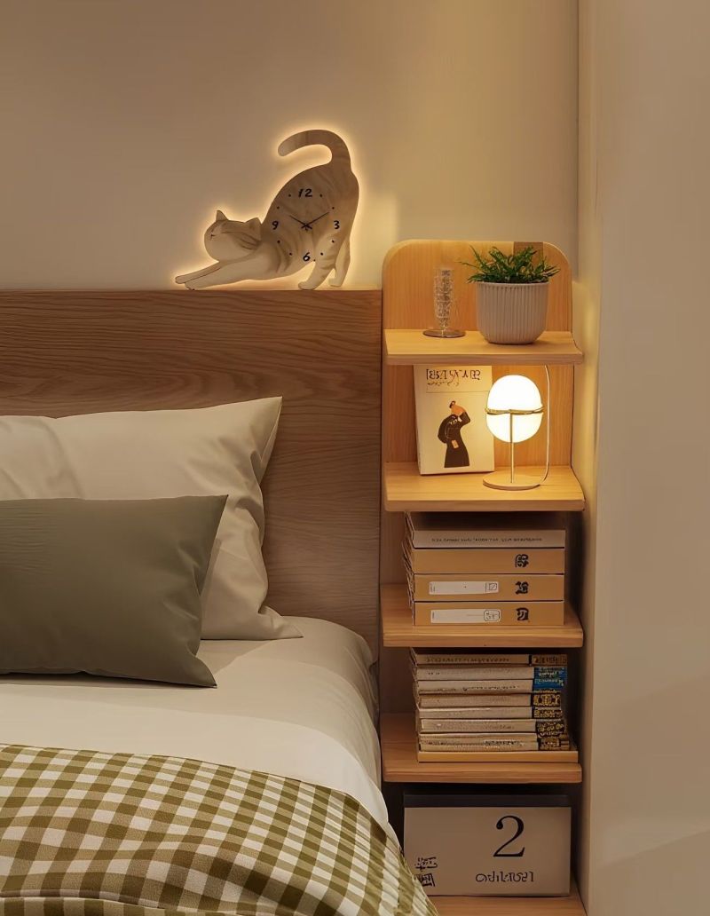 卧室不摆床头柜也行！8种“替代方案”有颜且实用，哪种适合你？ - 家居知识