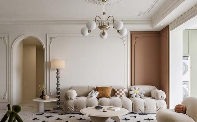 100㎡轻法式小家奶油风+法式线条，宅家幸福翻倍！ - 家居知识