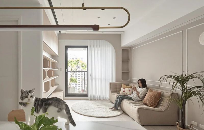 这 79㎡微美式家也太会了！归属感拉满，呆着就不想走 - 家居知识