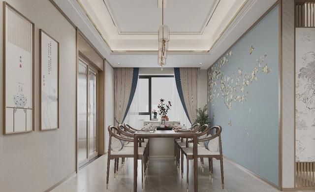 130㎡新中式家装,电梯间尽显东方韵味 130㎡新中式风格装修:就连电梯间都打造的很韵味 - 家居知识