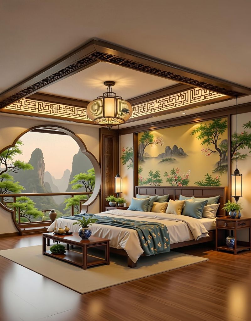 爸妈推荐的新中式装修，高雅大气超满意！