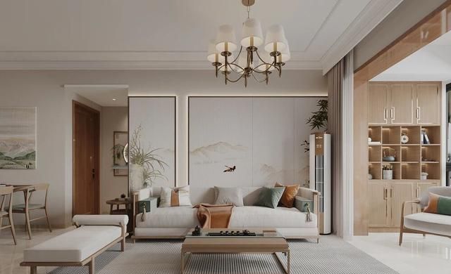 70㎡新中式风,韵味十足,收纳超强! 70㎡也能装新中式风:不仅装的很韵味,收纳还杠杠的! - 家居知识