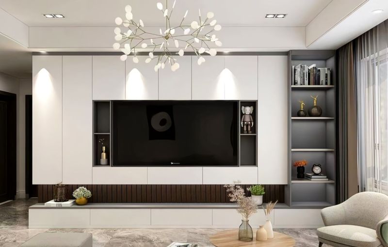 小户型满墙电视柜设计与布置指南 - 家居知识