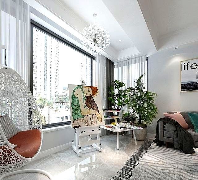 这对深圳夫妻有远见，取消传统电视墙，改作书柜，全屋充满书香气 - 家居知识